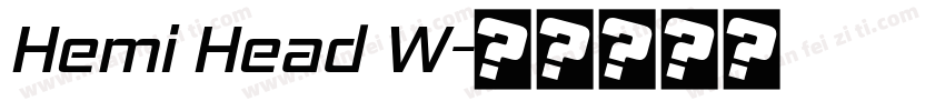 Hemi Head W字体转换